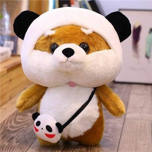Peluche Chien Déguisé Panda Petit Panda