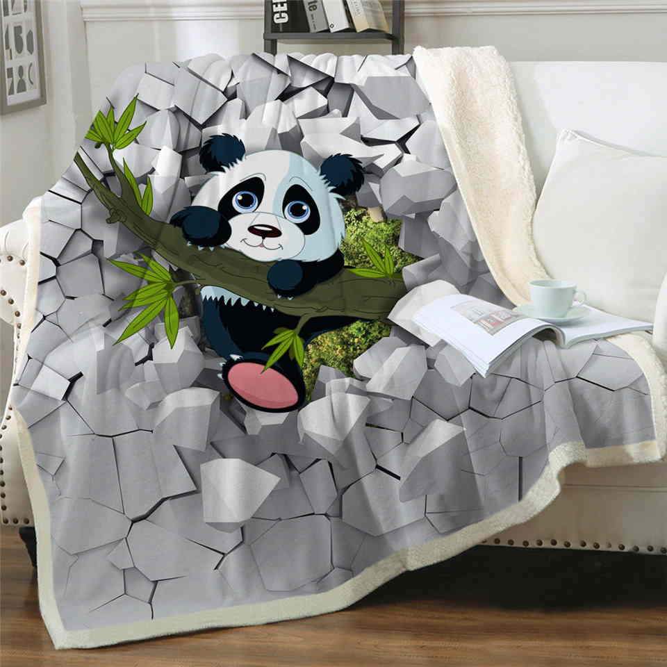 Plaid Panda 3d Petit Panda