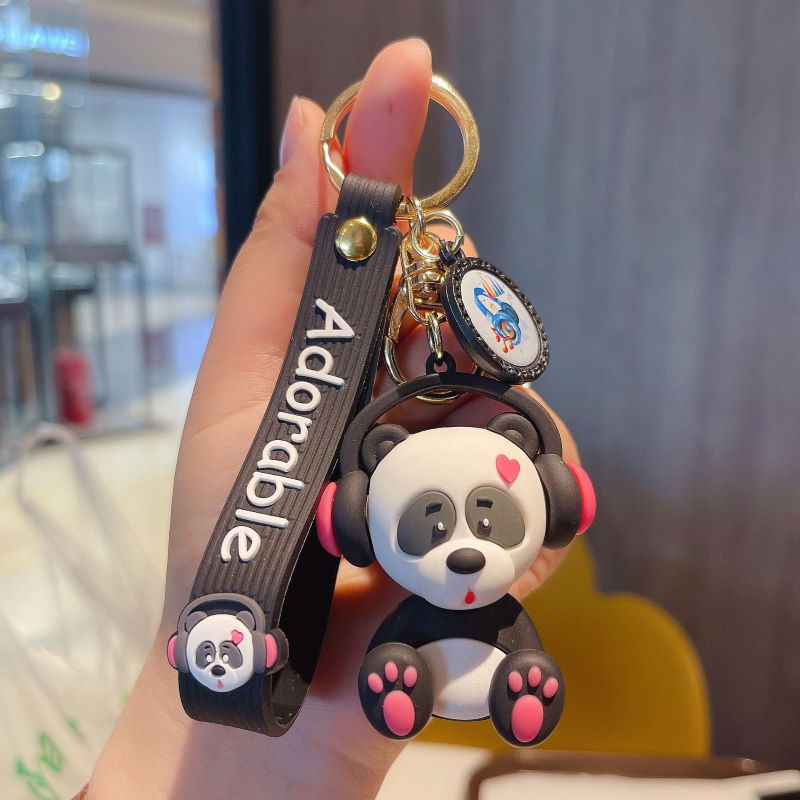 Porte clés panda cartoon