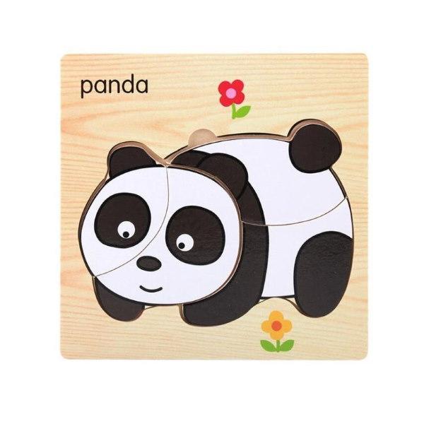 Puzzle Bois Panda Petit Panda
