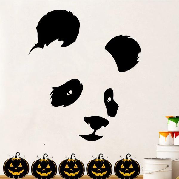 Stickers Muraux Panda Noir ou Blanc Petit Panda