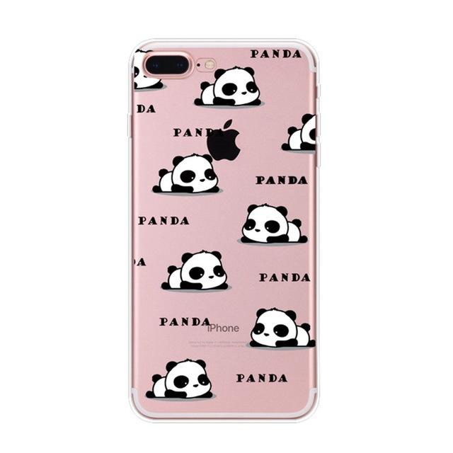 Coque iPhone 8 Panda Petit Panda