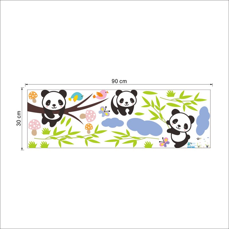 Deco Chambre Bébé Stickers Panda