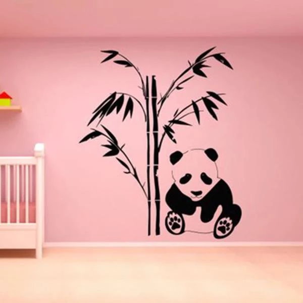 Bambou Panda Stickers Petit Panda