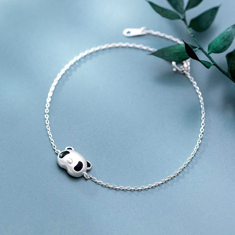 Bracelet Panda Argent