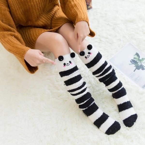 Chaussettes Hautes Douce Panda Petit Panda