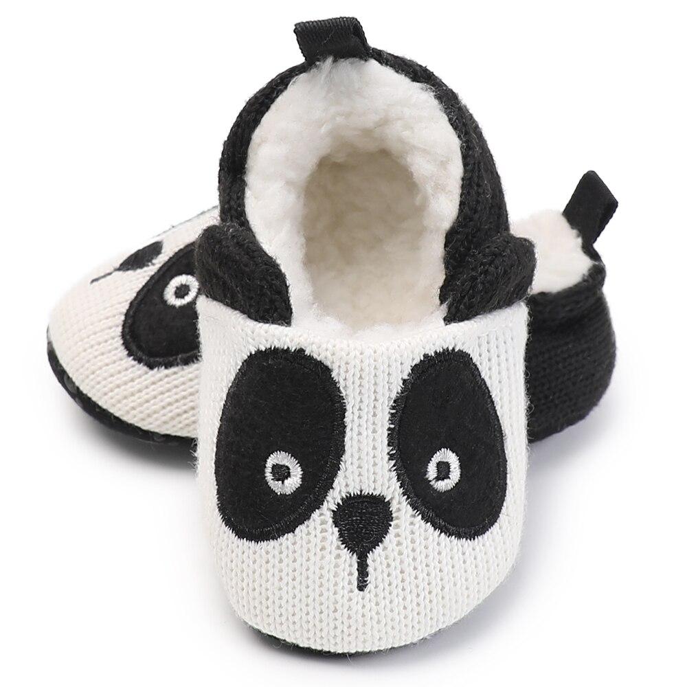 Chausson Laine Tricoter Bebe Panda
