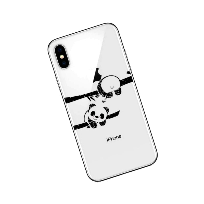 Coque iPhone 11 Transparente Motif Petit Panda