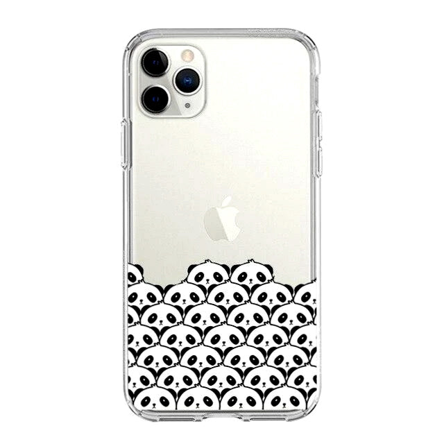 Coque iPhone 5S Panda Silicone Petit Panda
