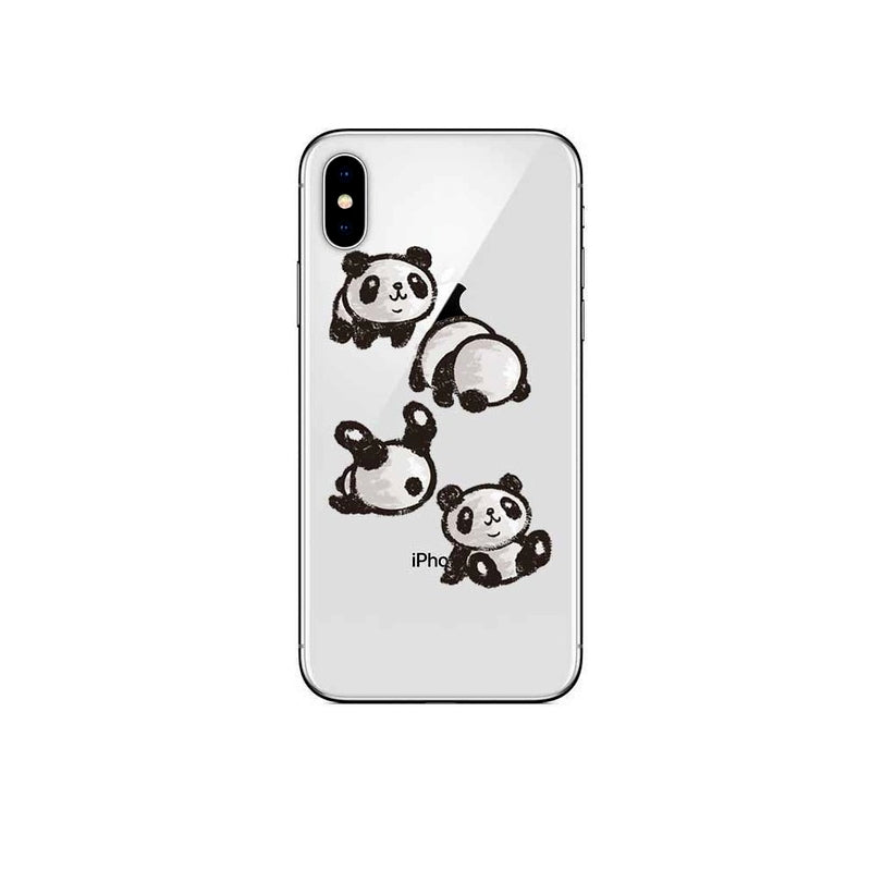 Coque iPhone 6S Transparente Panda Petit Panda