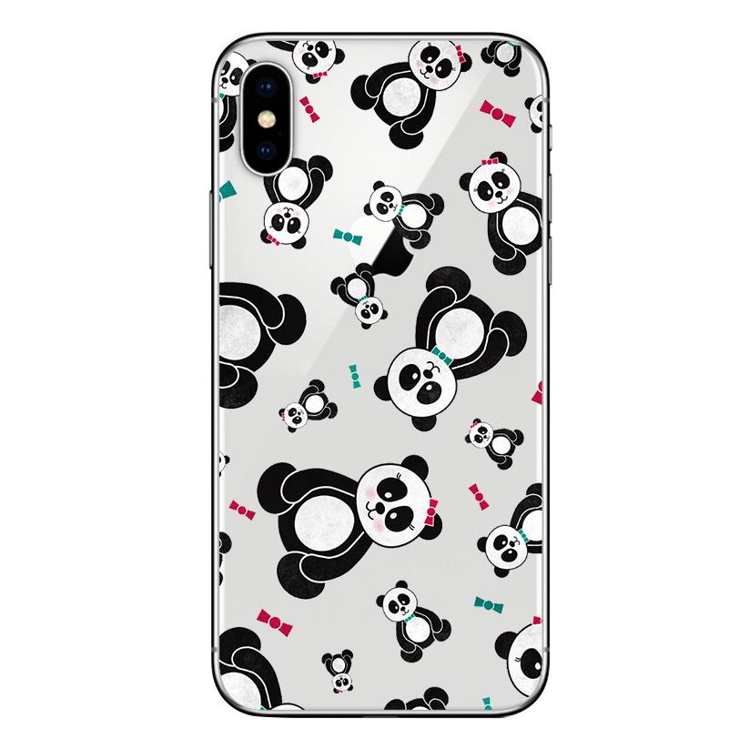 Coque iPhone 7 Silicone Panda Petit Panda