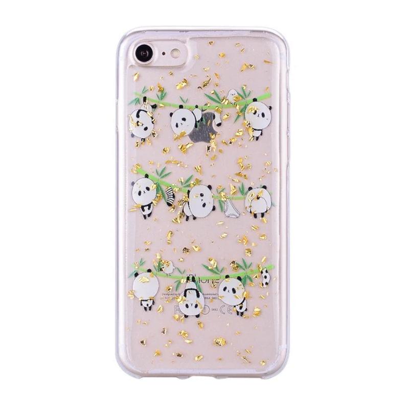 Coque iPhone 8 Transparente avec Dessin Petit Panda