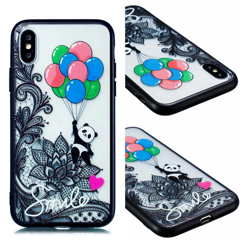 Coque iPhone Transparente Dessin Petit Panda