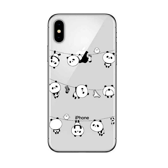 Coque Silicone iPhone 11 Petit Panda