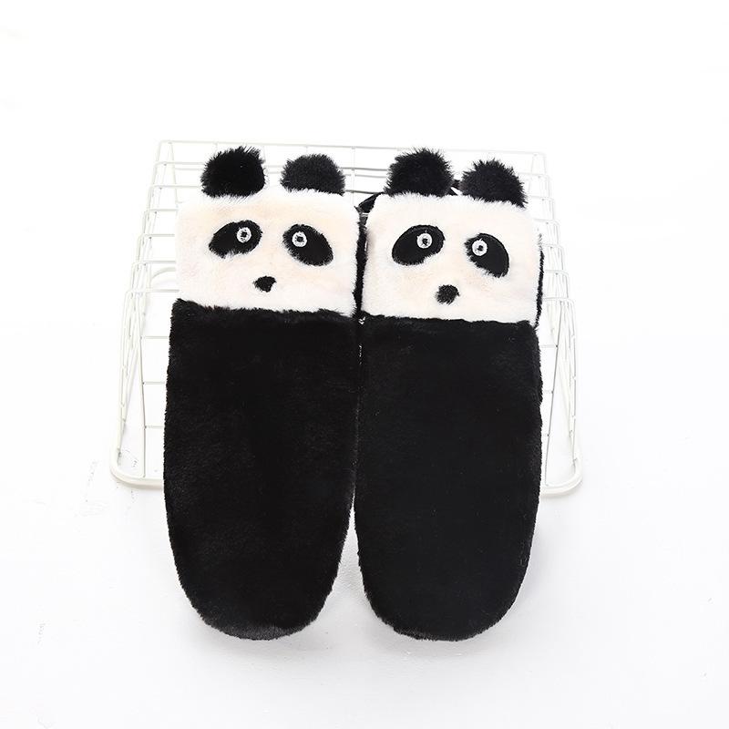 Gants Moufles Panda Petit Panda Noir