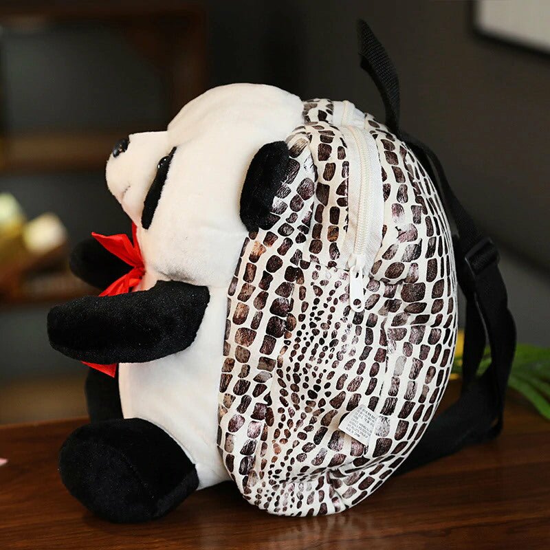 Petit Sac à Dos Panda Peluche Côté