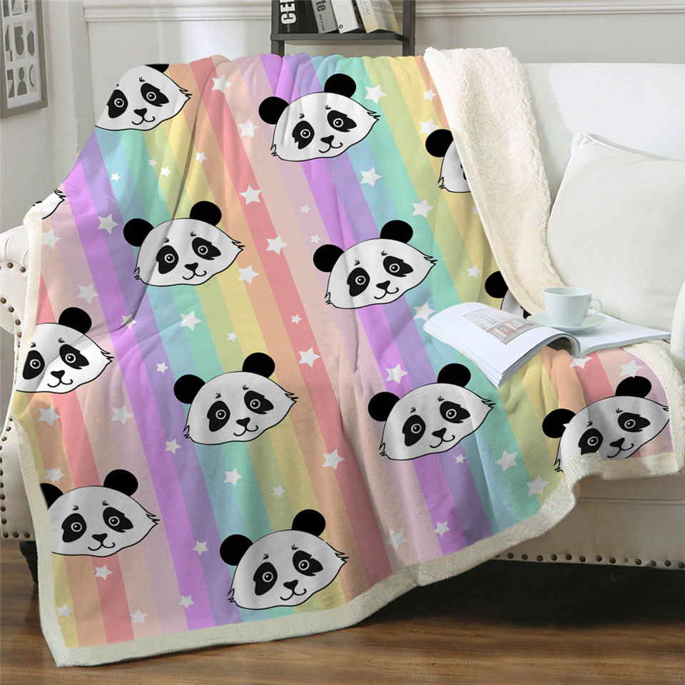 Plaid Panda Fille Petit Panda