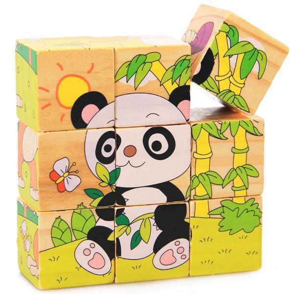 Puzzle Bois Panda 3d Petit Panda