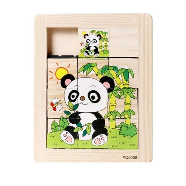 Puzzle en Bois Panda Petit Panda