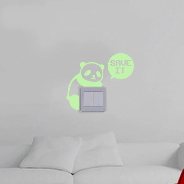 Sticker Prise Phosphorescent Petit Panda