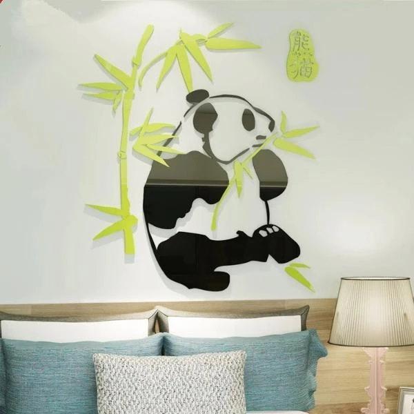 Stickers Panda Bambou Petit Panda