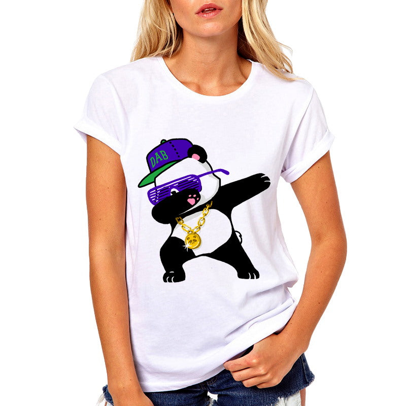 T-Shirt Dab Panda Femme Petit Panda