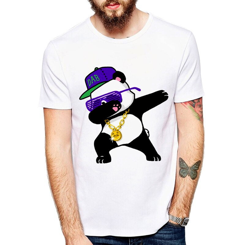 T-Shirt Dab Panda Homme Petit Panda