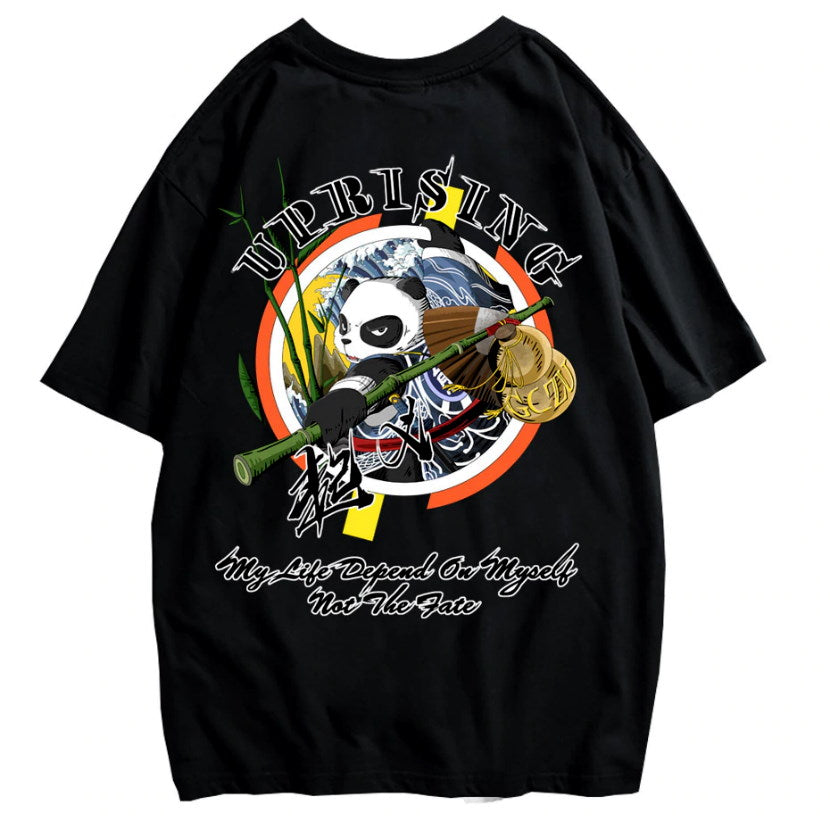 T Shirt Kung Fu Panda Noir