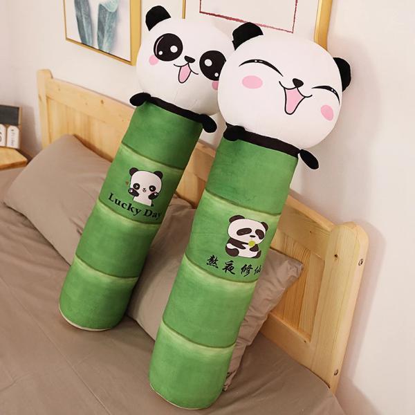 Traversin Peluche Panda Bambou