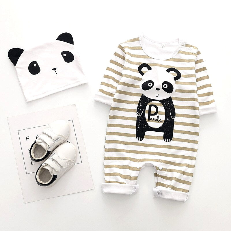 Vêtement Bébé Barboteuse Petit Panda